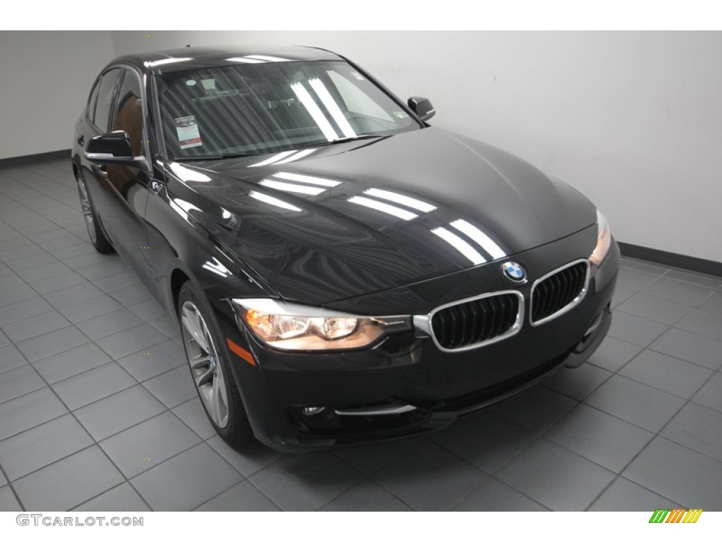 2013 3 Series 328i Sedan - Black Sapphire Metallic / Black photo #5