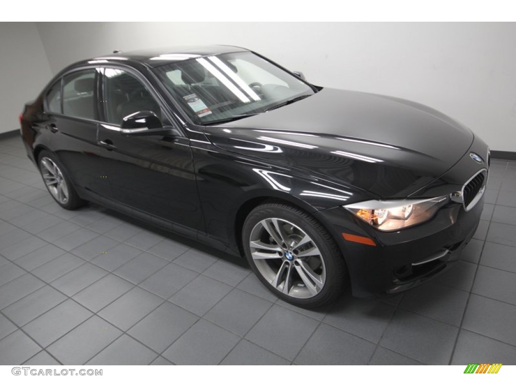 2013 3 Series 328i Sedan - Black Sapphire Metallic / Black photo #6