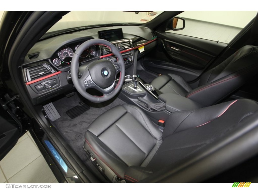 2013 3 Series 328i Sedan - Black Sapphire Metallic / Black photo #11
