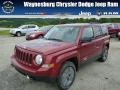 Deep Cherry Red Crystal Pearl 2014 Jeep Patriot Freedom Edition 4x4