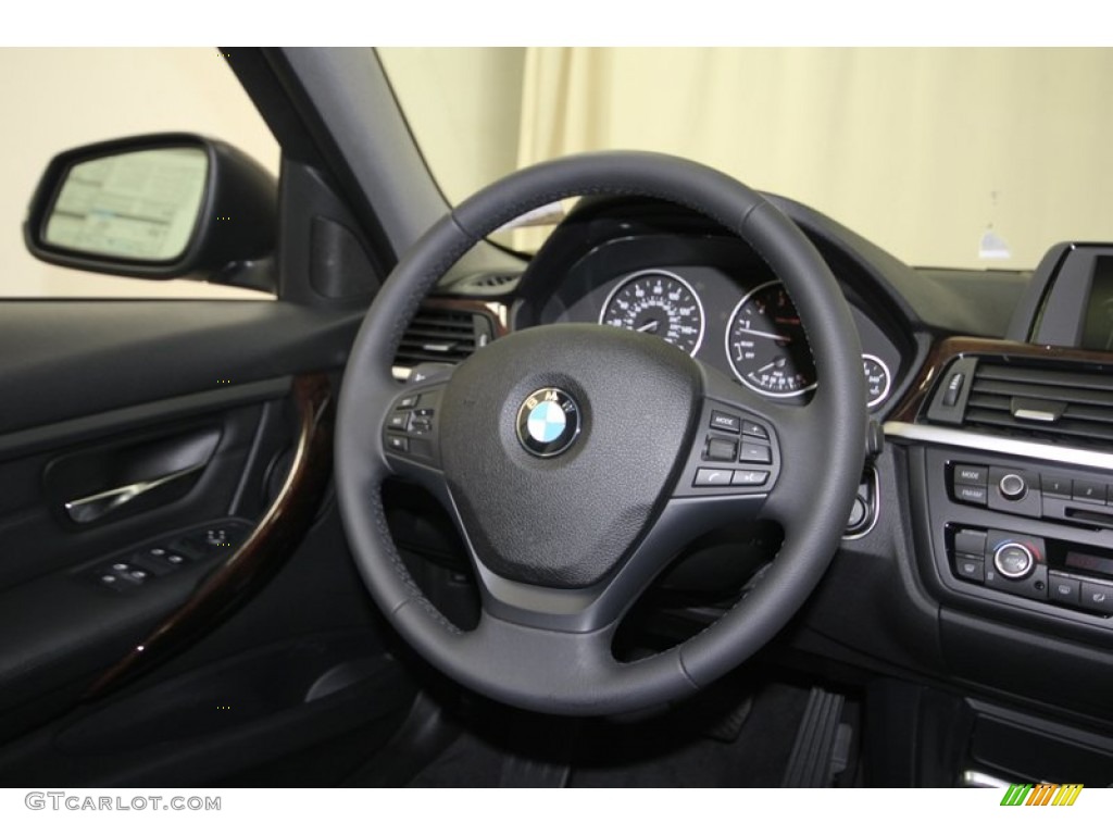 2013 3 Series 328i Sedan - Mineral Grey Metallic / Black photo #28