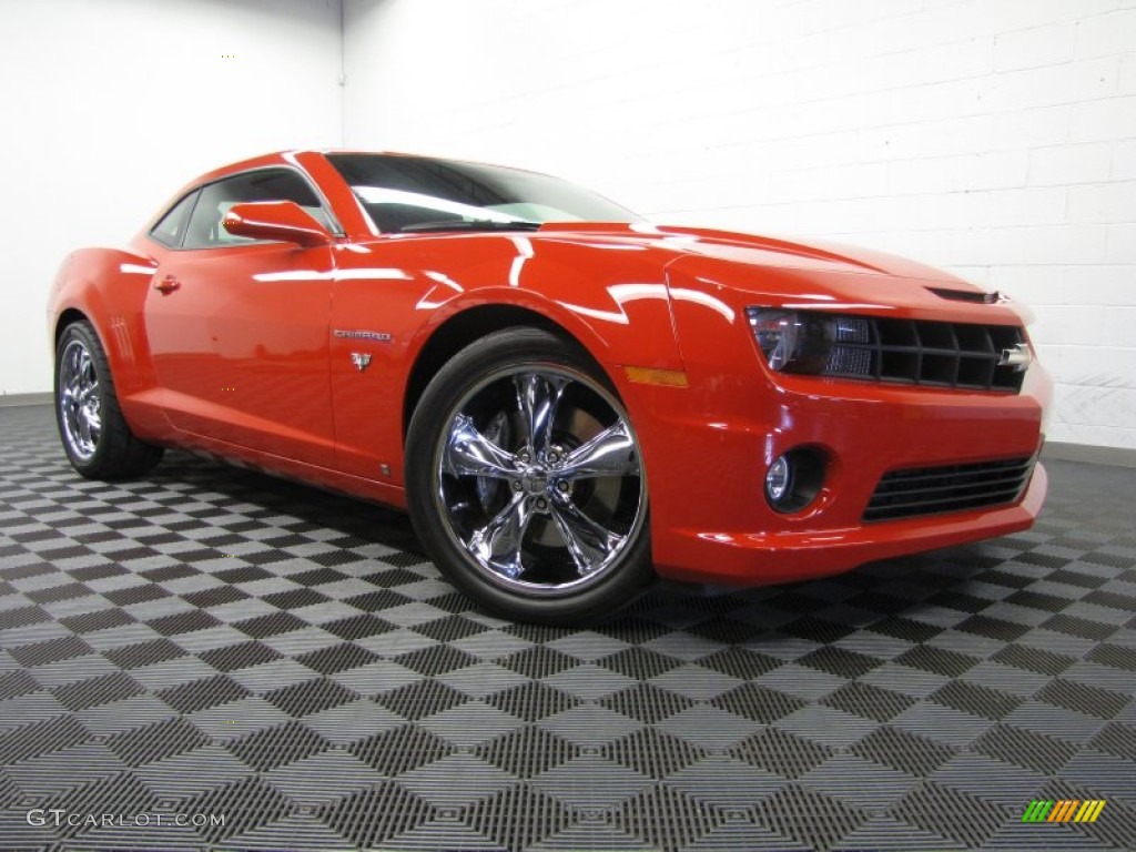 2010 Camaro SS Coupe - Victory Red / Black photo #1