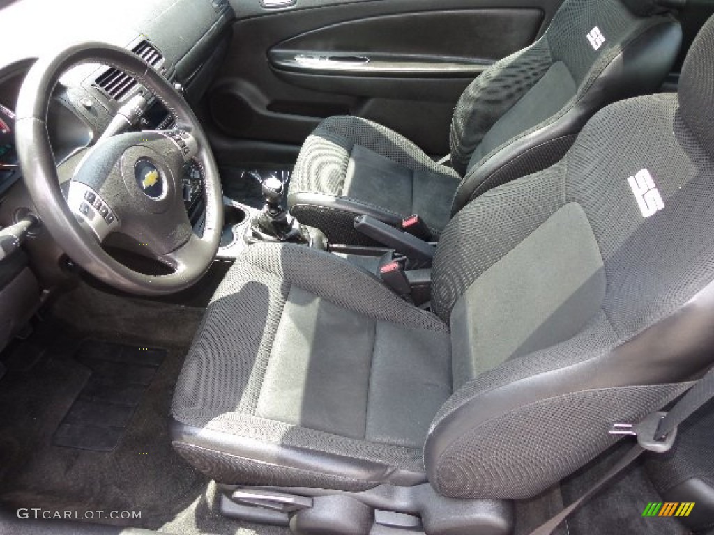 Ebony Interior 2010 Chevrolet Cobalt SS Coupe Photo #83825092