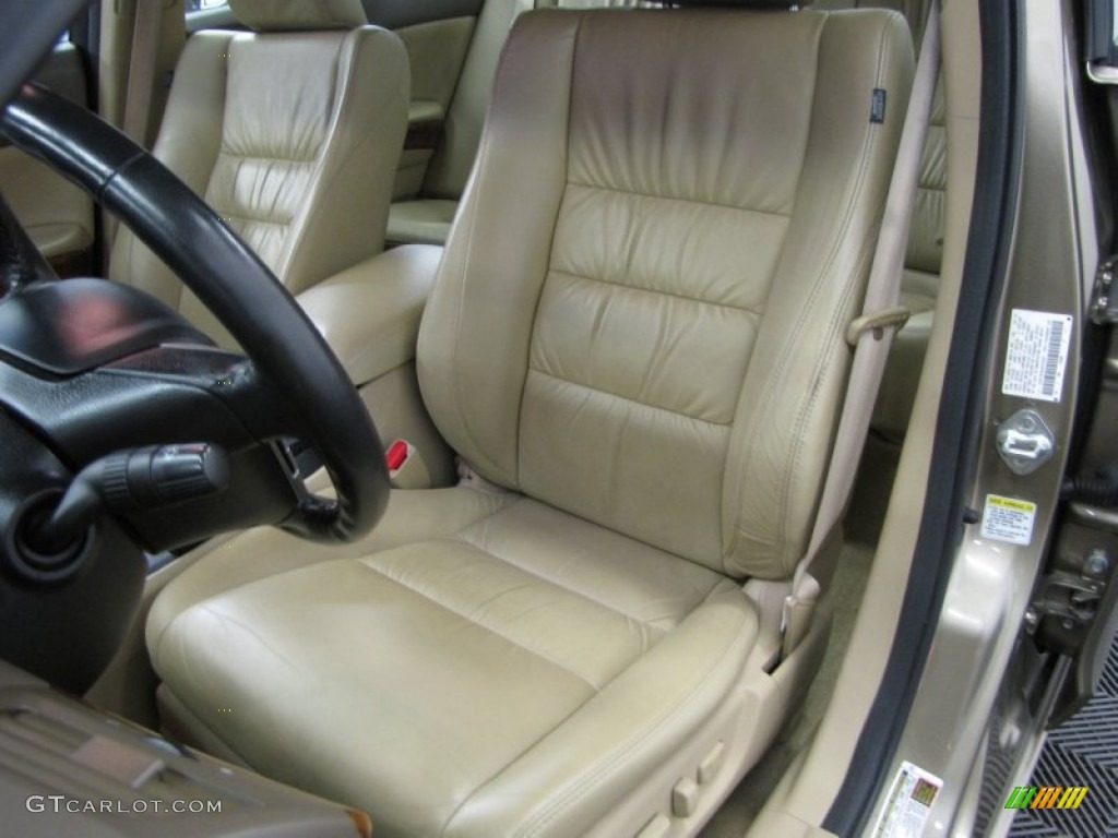 2010 Accord EX-L V6 Sedan - Bold Beige Metallic / Ivory photo #6