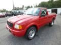 2001 Bright Red Ford Ranger Edge Regular Cab 4x4  photo #3