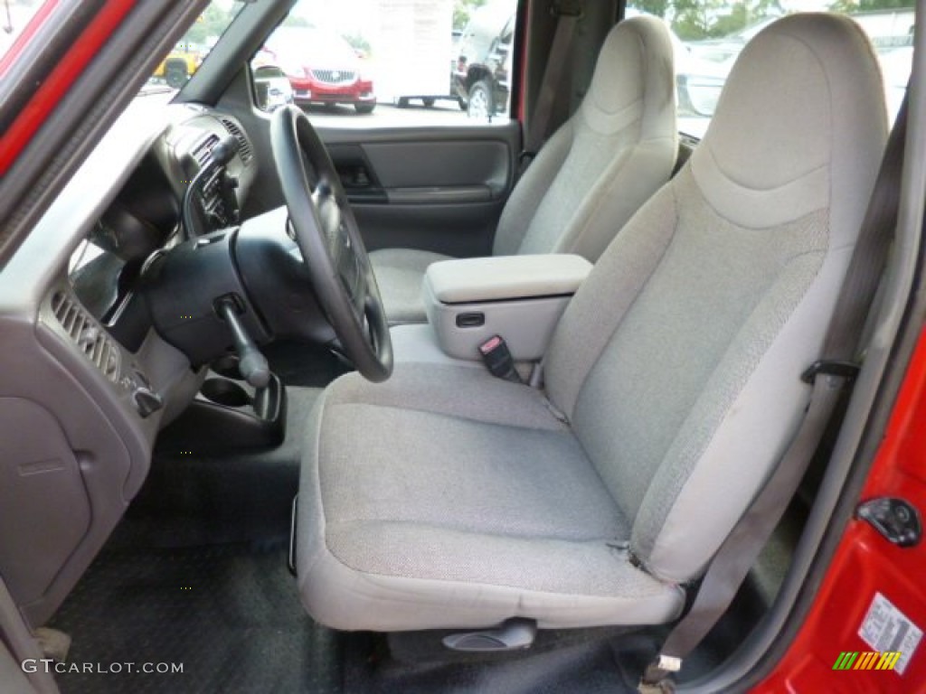 2001 Ranger Edge Regular Cab 4x4 - Bright Red / Dark Graphite photo #14