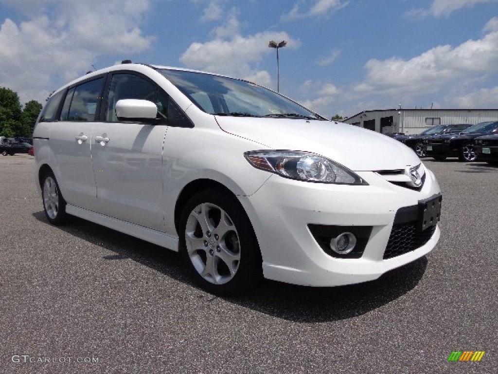 Crystal White Pearl Mica 2010 Mazda MAZDA5 Touring Exterior Photo #83826037