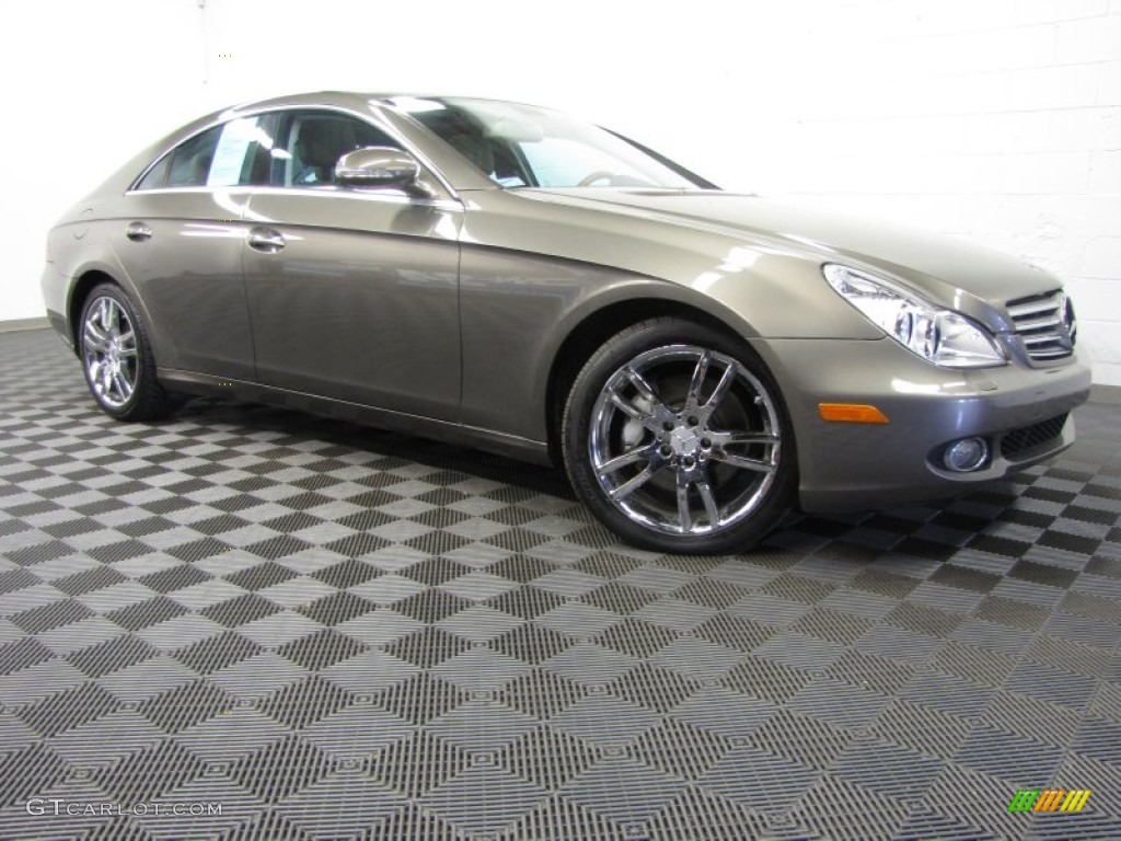 2007 CLS 550 - Indium Grey Metallic / Cashmere photo #1