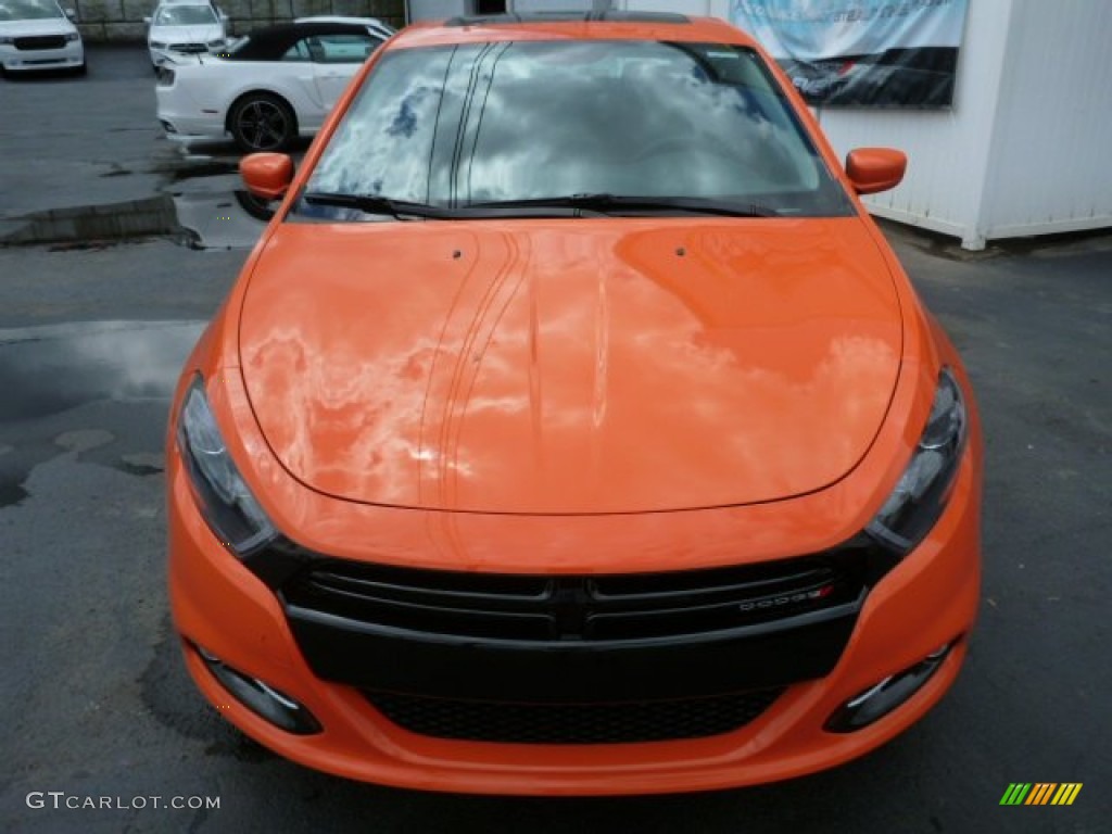 2013 Dart SXT - Header Orange / Black photo #8