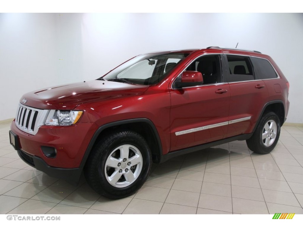 Deep Cherry Red Crystal Pearl 2012 Jeep Grand Cherokee Laredo 4x4 Exterior Photo #83826778