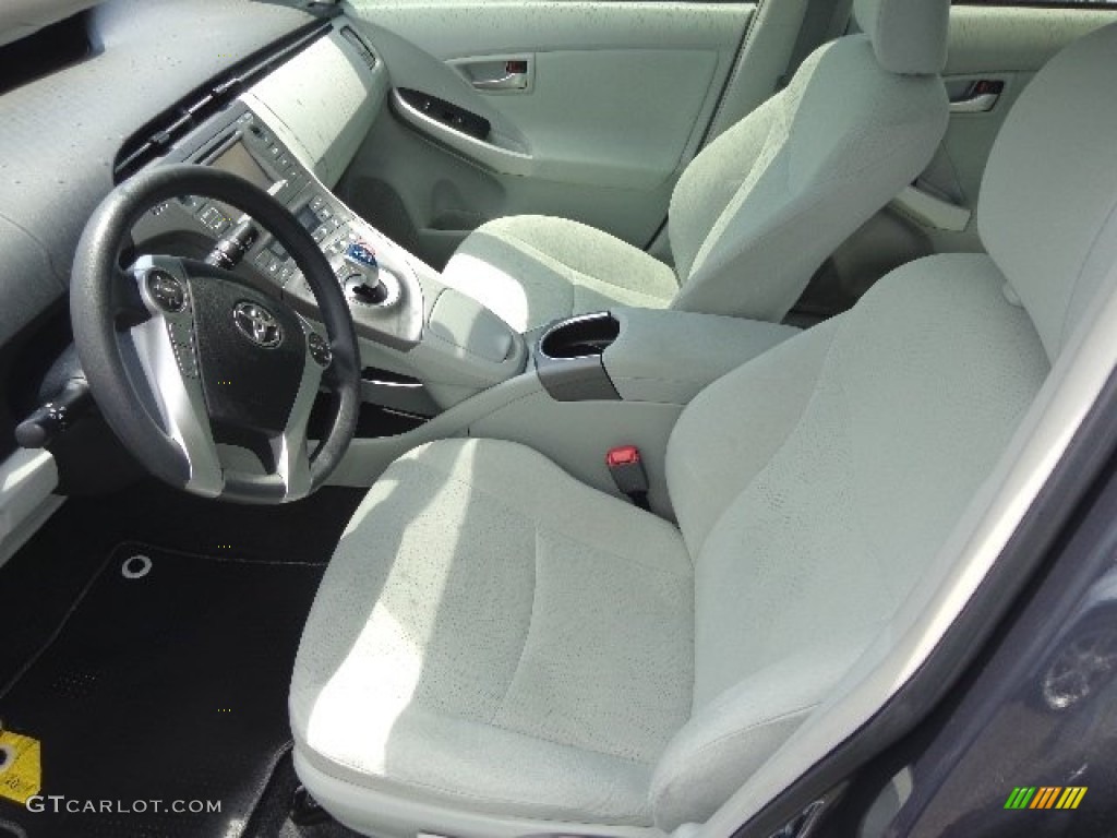Misty Gray Interior 2012 Toyota Prius 3rd Gen Two Hybrid Photo #83827283