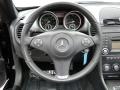 2009 Mercedes-Benz SLK Black Interior Steering Wheel Photo