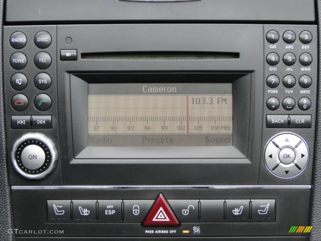 2009 Mercedes-Benz SLK 350 Roadster Audio System Photo #83828557