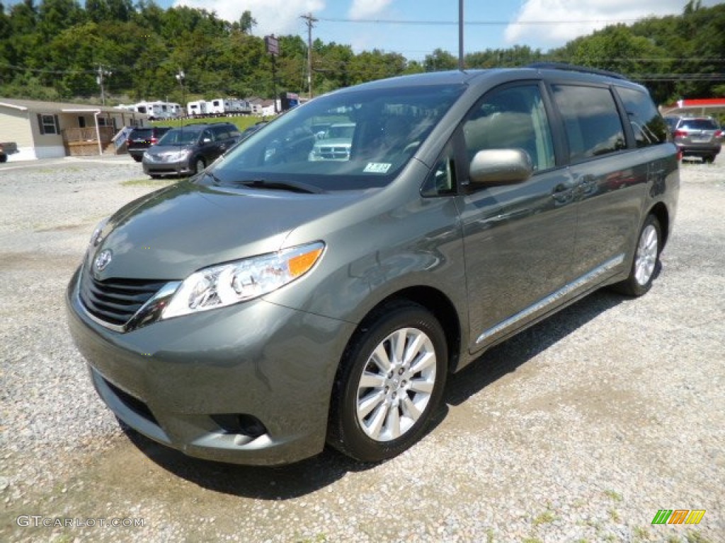 Cypress Green Pearl 2011 Toyota Sienna LE AWD Exterior Photo #83828908