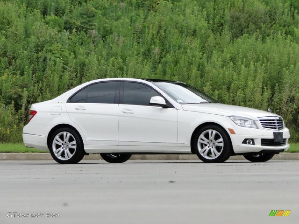 Arctic White 2008 Mercedes-Benz C 300 4Matic Luxury Exterior Photo #83829001