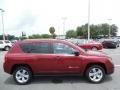 2011 Deep Cherry Red Crystal Pearl Jeep Compass 2.4 Latitude  photo #10