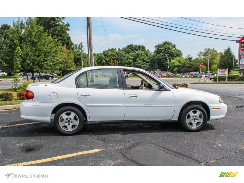 Summit White 2003 Chevrolet Malibu Sedan Exterior Photo #83829769
