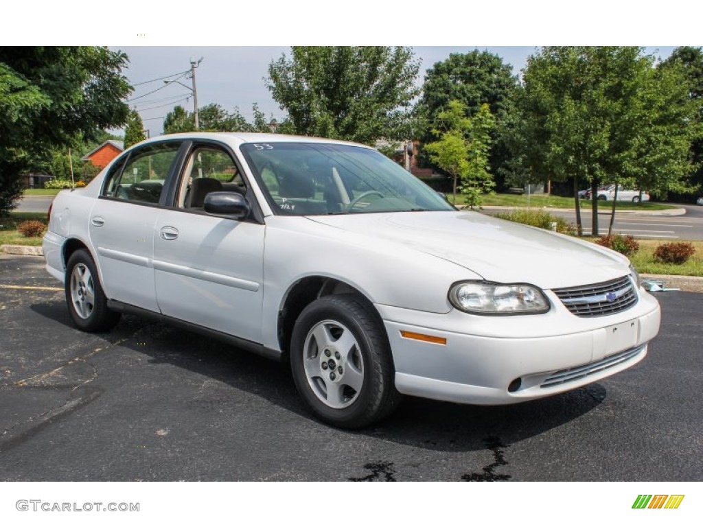 Summit White 2003 Chevrolet Malibu Sedan Exterior Photo #83829784
