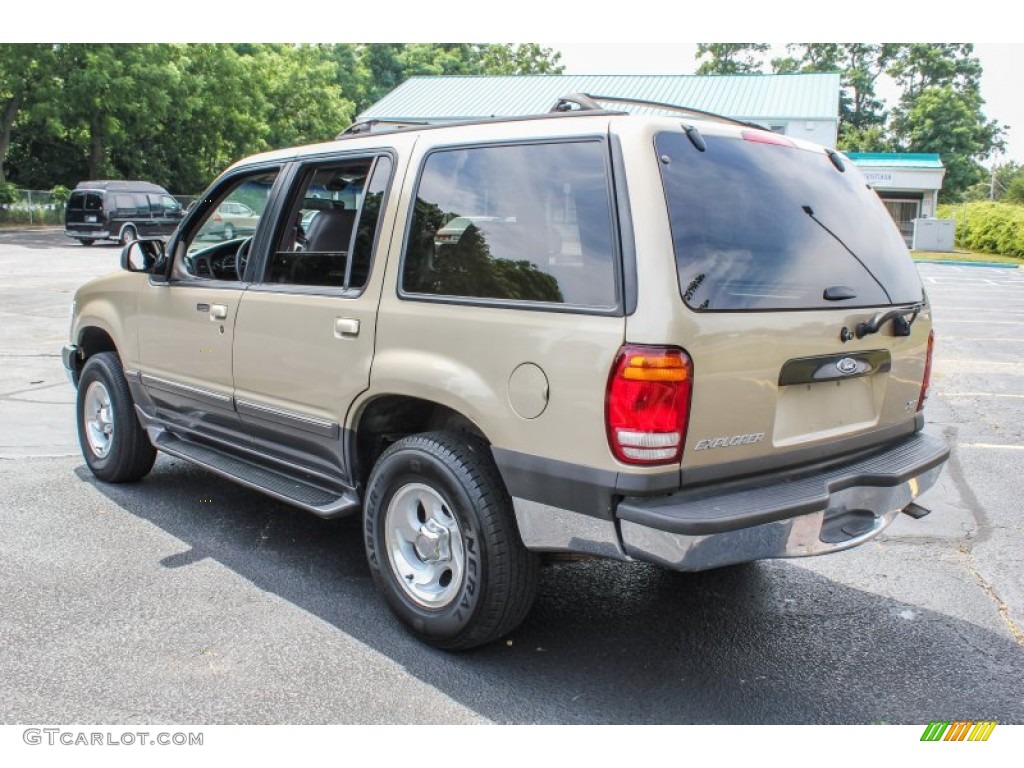 1999 Explorer XLT 4x4 - Harvest Gold Metallic / Dark Graphite photo #4
