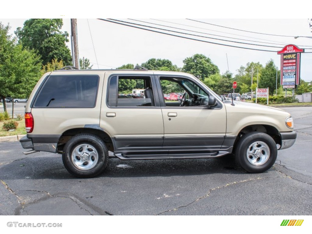 1999 Explorer XLT 4x4 - Harvest Gold Metallic / Dark Graphite photo #7