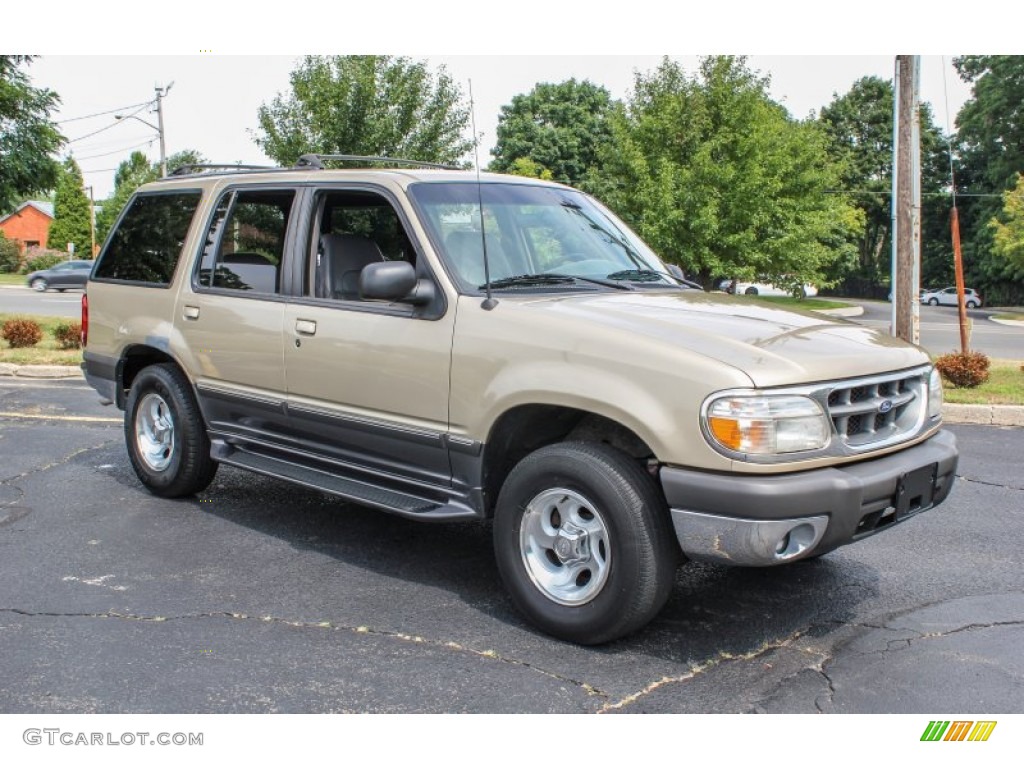 Harvest Gold Metallic 1999 Ford Explorer XLT 4x4 Exterior Photo #83830015