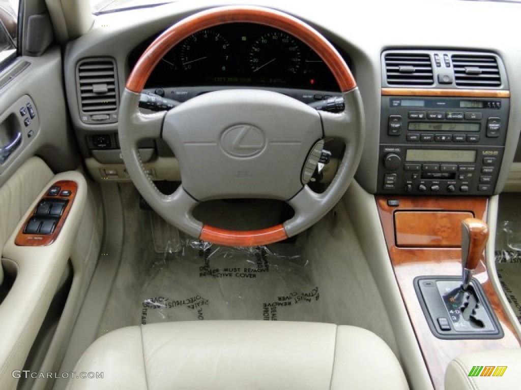 1998 Lexus LS 400 Ivory Dashboard Photo #83830042