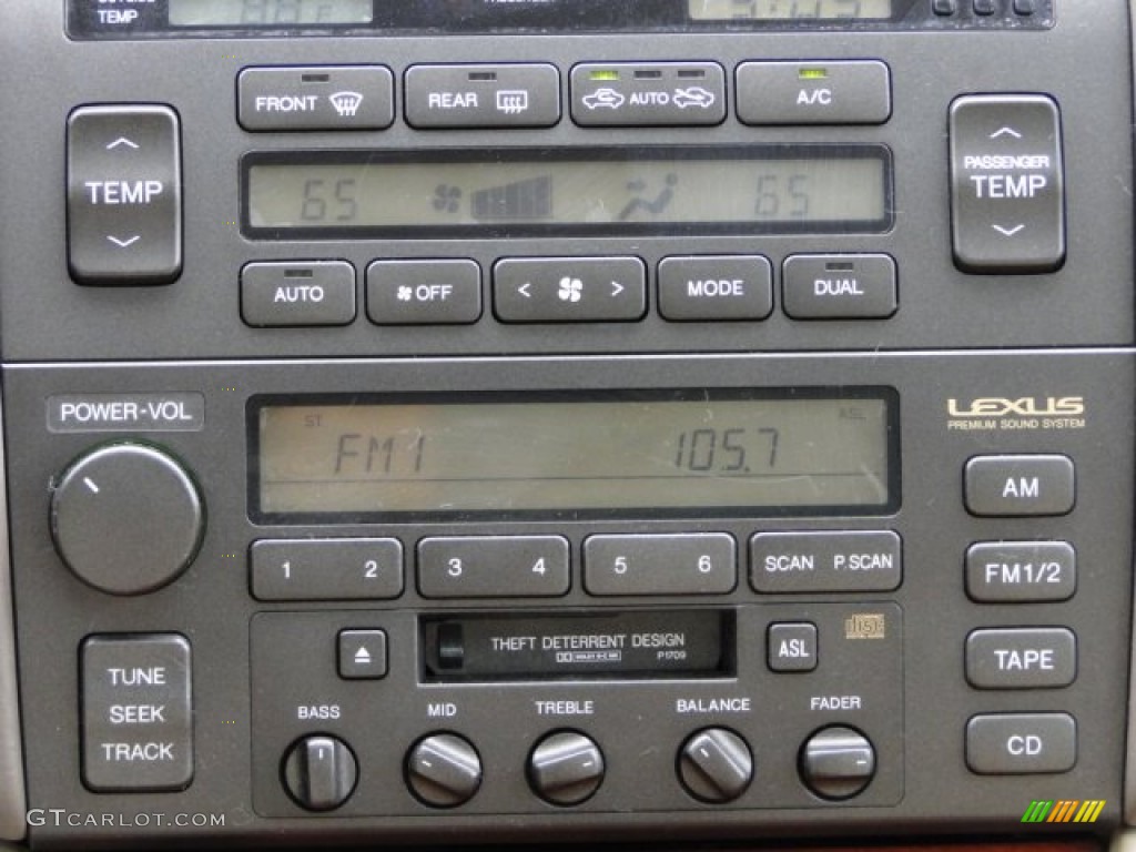 1998 Lexus LS 400 Controls Photos