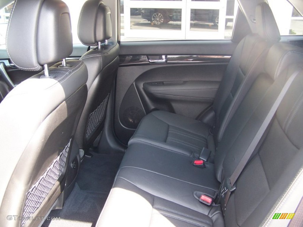 Black Interior 2013 Kia Sorento SX V6 Photo #83830381
