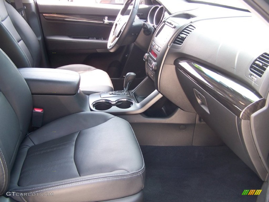 Black Interior 2013 Kia Sorento SX V6 Photo #83830396