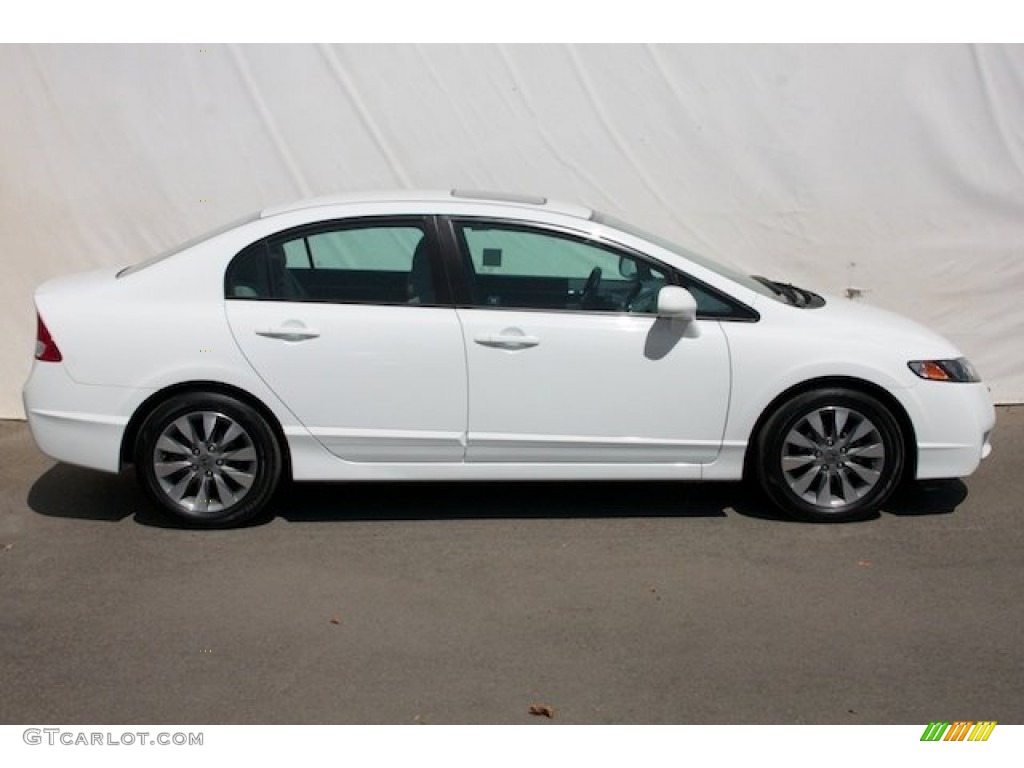 Taffeta White 2011 Honda Civic EX Sedan Exterior Photo #83831161