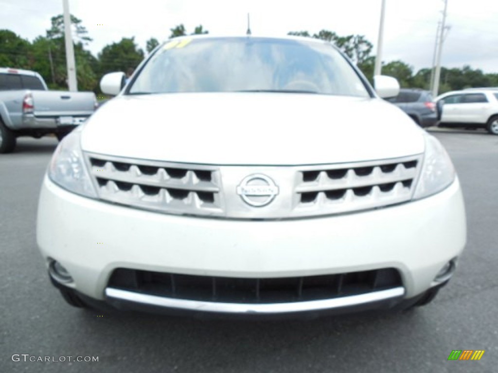 2007 Murano SL - Glacier Pearl White / Cafe Latte photo #12