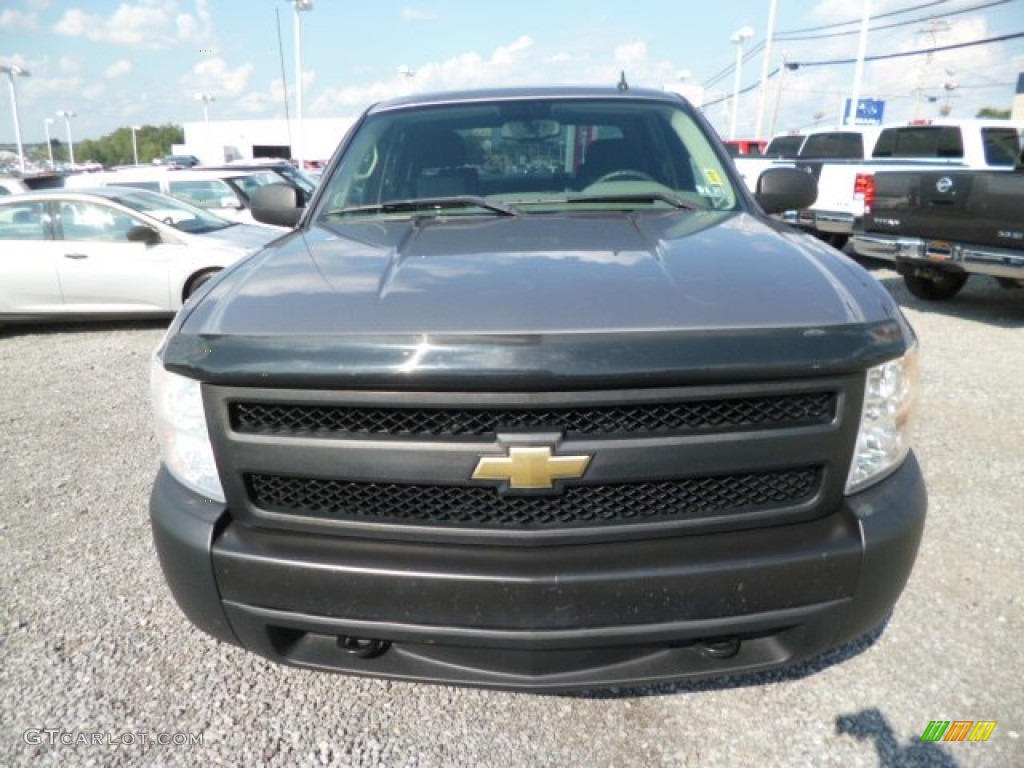 2007 Silverado 1500 LS Crew Cab 4x4 - Graystone Metallic / Dark Titanium Gray photo #2