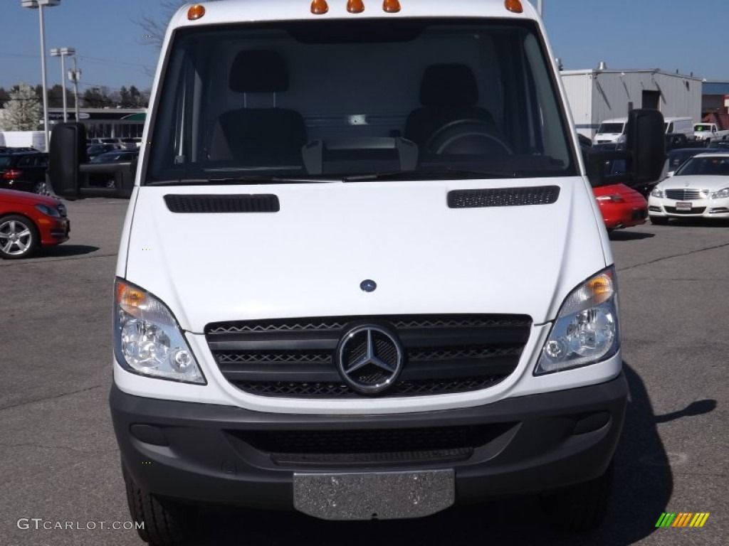 2012 Sprinter 3500 Chassis - Arctic White / Lima Black Fabric photo #2