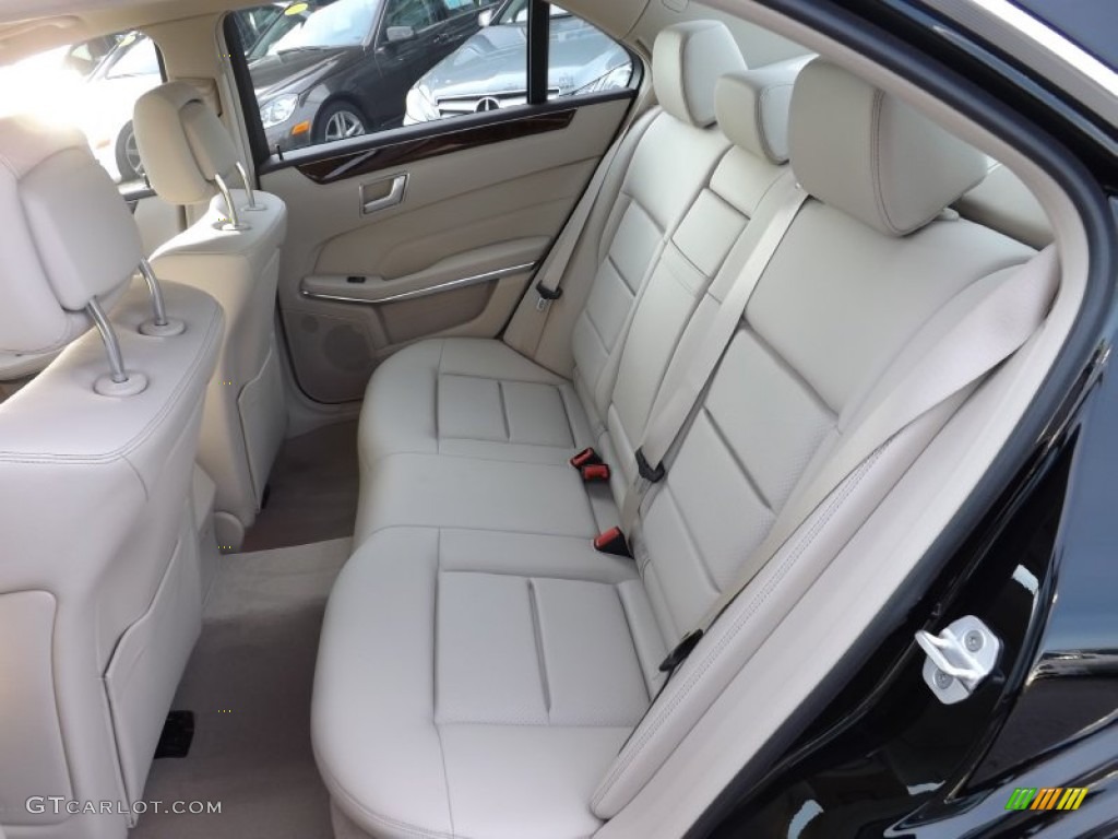 2014 E 350 4Matic Sedan - Black / Silk Beige/Espresso Brown photo #6