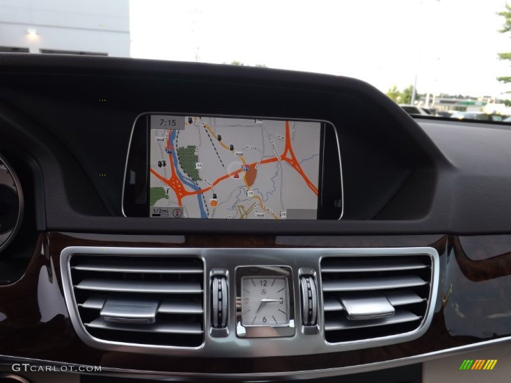 2014 E 350 4Matic Sedan - Black / Silk Beige/Espresso Brown photo #7