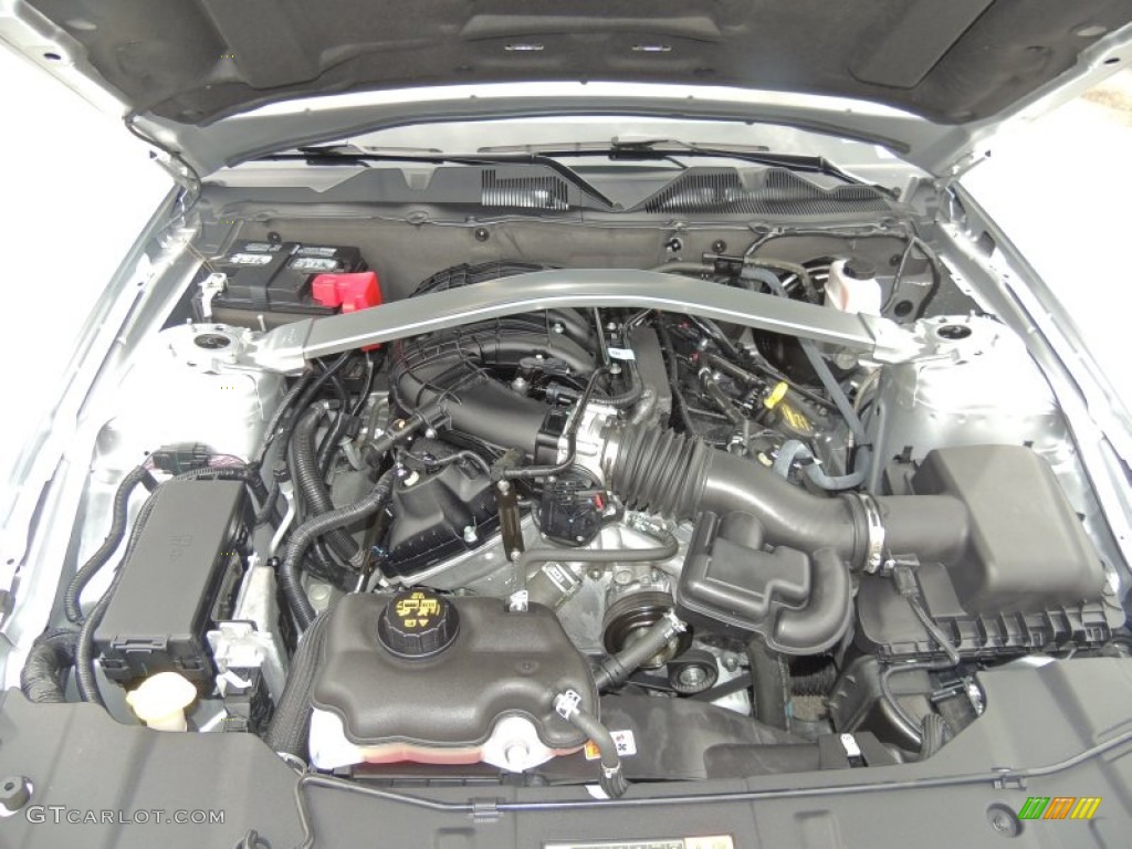 2013 Mustang V6 Convertible - Ingot Silver Metallic / Charcoal Black photo #16