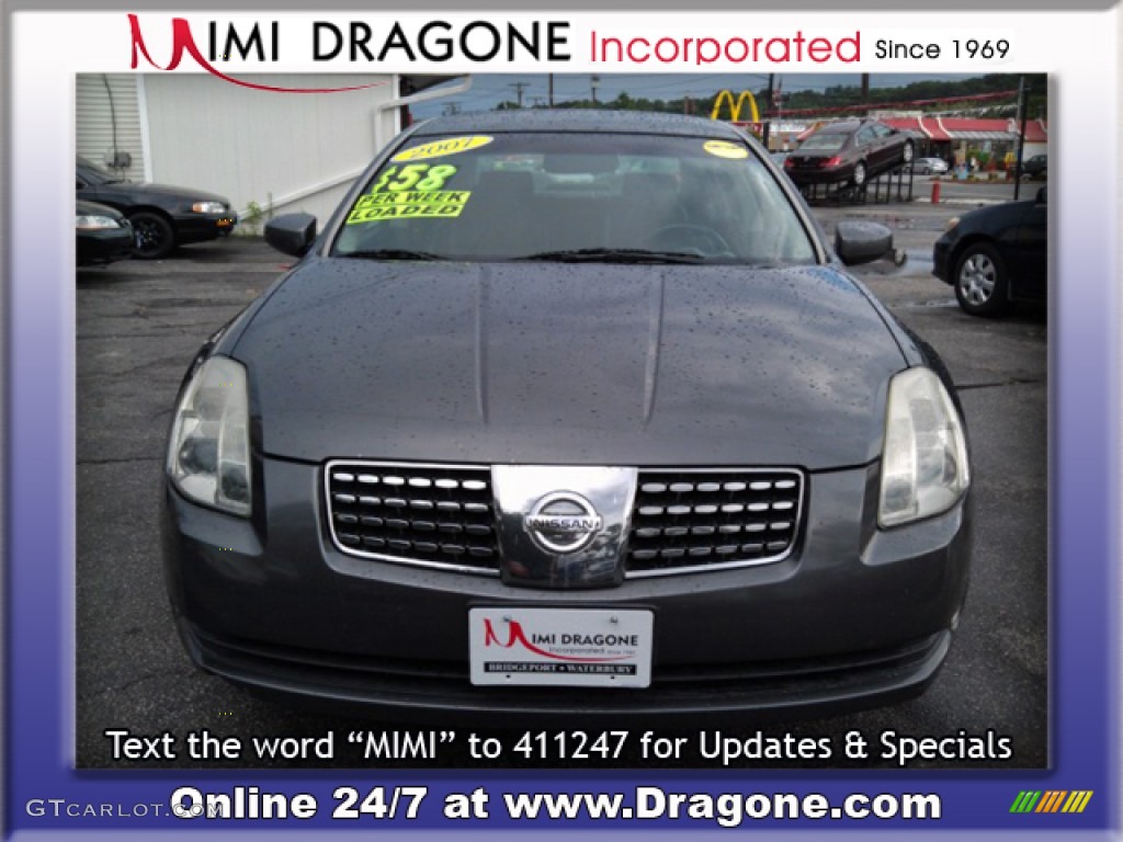 2006 Maxima 3.5 SE - Smoke Metallic / Black photo #2