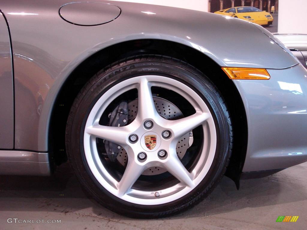 2008 911 Carrera Coupe - Meteor Grey Metallic / Black photo #8