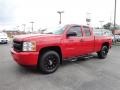 2011 Victory Red Chevrolet Silverado 1500 Extended Cab  photo #3