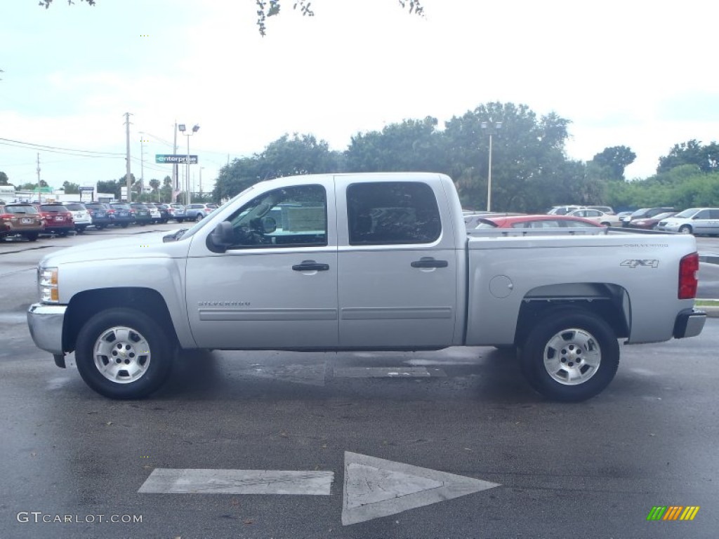 2013 Silverado 1500 LT Crew Cab 4x4 - Silver Ice Metallic / Ebony photo #3