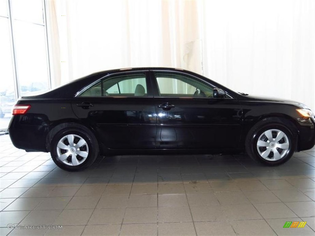 2007 Camry CE - Black / Bisque photo #2
