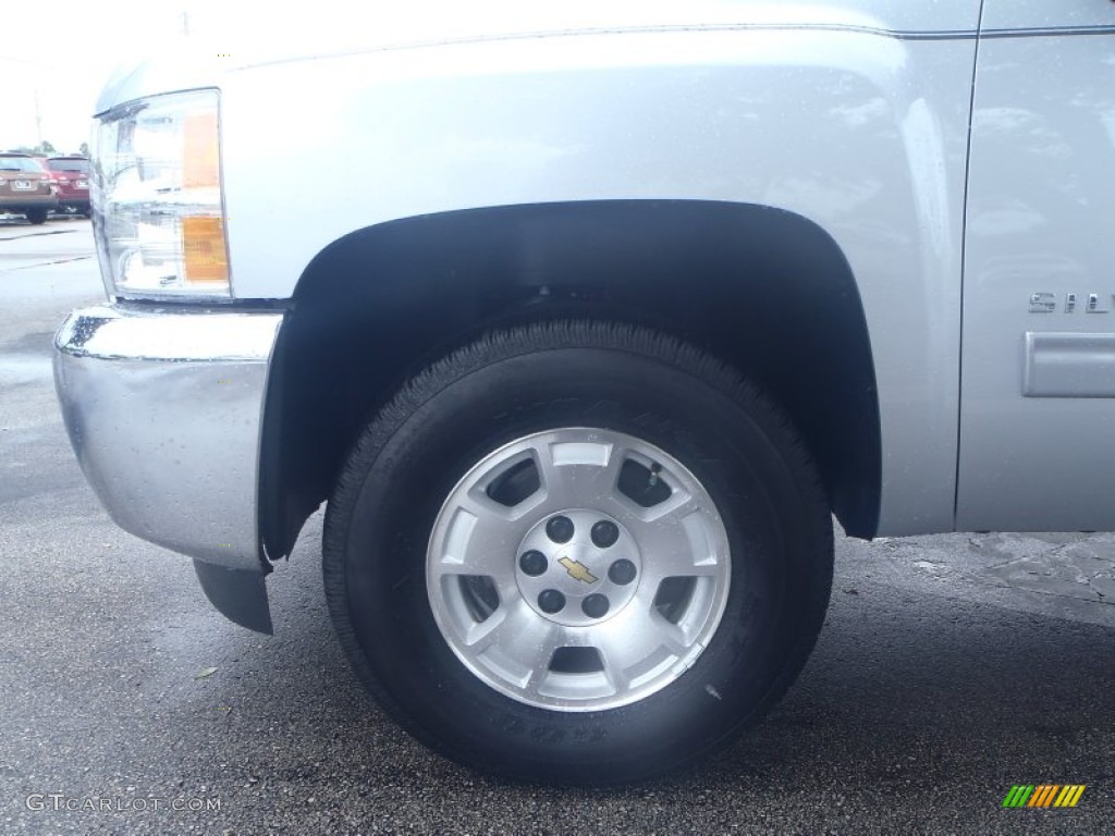 2013 Silverado 1500 LT Crew Cab 4x4 - Silver Ice Metallic / Ebony photo #8