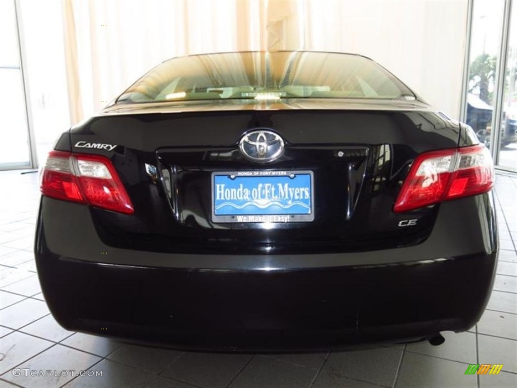 2007 Camry CE - Black / Bisque photo #7