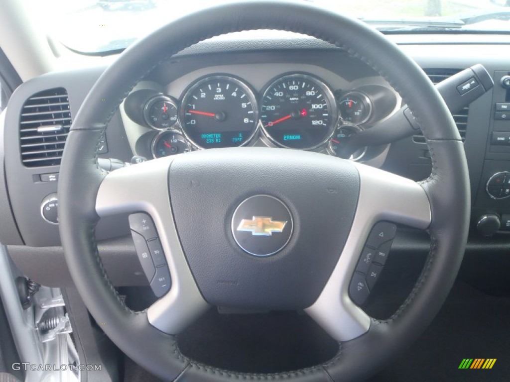 2013 Silverado 1500 LT Crew Cab 4x4 - Silver Ice Metallic / Ebony photo #13