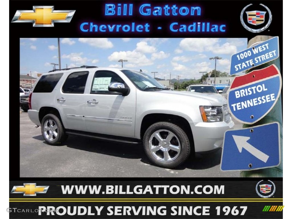 2013 Tahoe LTZ 4x4 - Silver Ice Metallic / Ebony photo #1