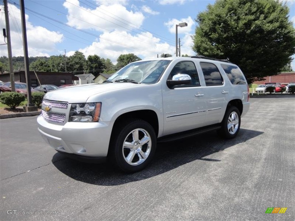 2013 Tahoe LTZ 4x4 - Silver Ice Metallic / Ebony photo #3