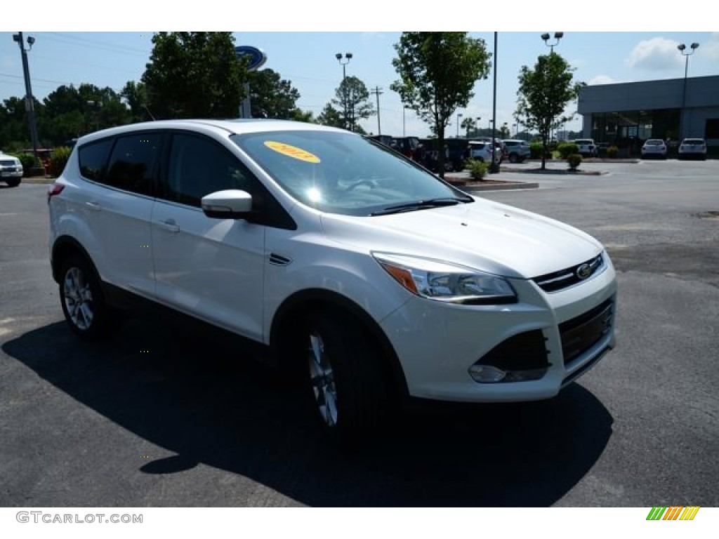 2013 Escape SEL 1.6L EcoBoost - Oxford White / Medium Light Stone photo #3