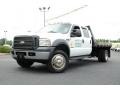 Oxford White 2006 Ford F550 Super Duty XL Crew Cab 4x4 Stake Truck