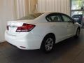 Taffeta White - Civic LX Sedan Photo No. 3