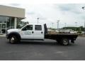 Oxford White - F550 Super Duty XL Crew Cab 4x4 Stake Truck Photo No. 8